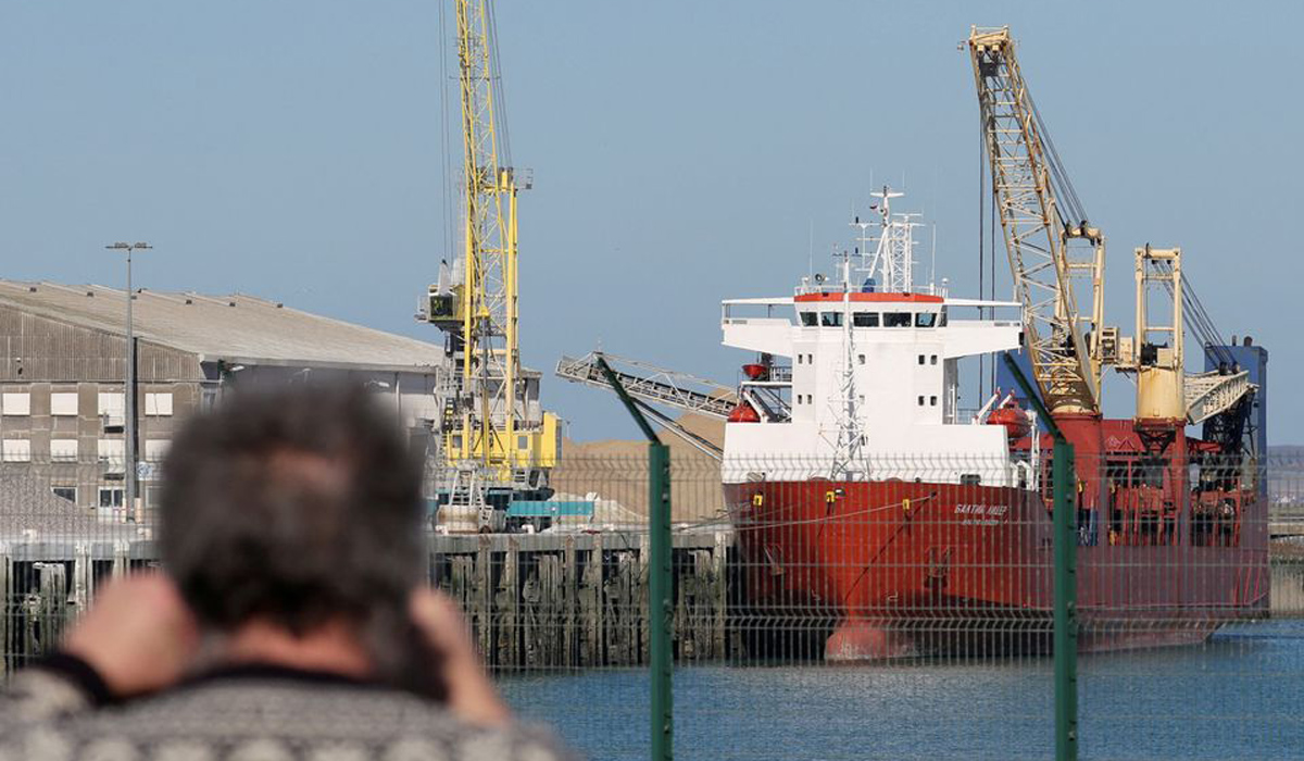 Russian cargo ship Baltic Leader